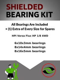 Upgrade Your RC Car with Metal Shielded Bearings for HPI Vorza Flux HP 1/8 4WD | hpi057b - High Performance Upgrade | Durable & Reliable - by J-M SUPPLIES