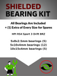 Upgrade Your RC Car with Metal Shielded Bearings for HPI RS4 Sport 3 Drift BRZ | hpi083b - High Performance Upgrade | Durable & Reliable - by J-M SUPPLIES
