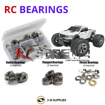 J-M SUPPLIES RC Parts Store - RCScrewZ Metal Shielded Bearing Kit hpi086b for HPI Racin Flux XS Ford Raptor 115125 RC Car | PRO