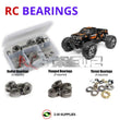 Representative image of an RCScrewZ metal-shielded bearing kit for HPI Savage XL Flux 1/8 Electric 4WD Monster Truck (112609); exact bearing sizes and quantities vary by RC model.