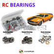 Representative image of an RCScrewZ metal-shielded bearing kit for HPI Baja 5R 1970 Mustang Boss 302 1/5 Gas 2WD On-Road (115123); exact bearing sizes and quantities vary by RC model.