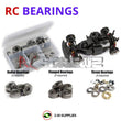 Representative image of an RCScrewZ metal-shielded bearing kit for HPI Nitro RS4 3 Drift RTR 1/10 Nitro 4WD Drift (112587); exact bearing sizes and quantities vary by RC model.
