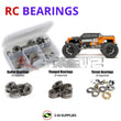 Representative image of an RCScrewZ metal-shielded bearing kit for HPI Savage XL 5.9 GTXL-6 1/8 Nitro 4WD Monster Truck (160102); exact bearing sizes and quantities vary by RC model.