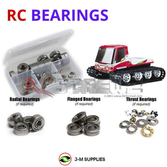 J-M SUPPLIES - RCScrewZ Metal Shielded Bearing Kit kyo040b for Kyosho Nitro Blizzard #31851 RC Car | SET - 