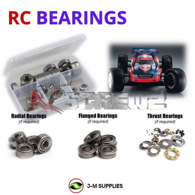 RCScrewZ Metal Shielded Bearing Kit kyo078b for Kyosho Inferno ST US Sports 1/8 Nitro 4WD Off-Road Truggy (31354) | SET