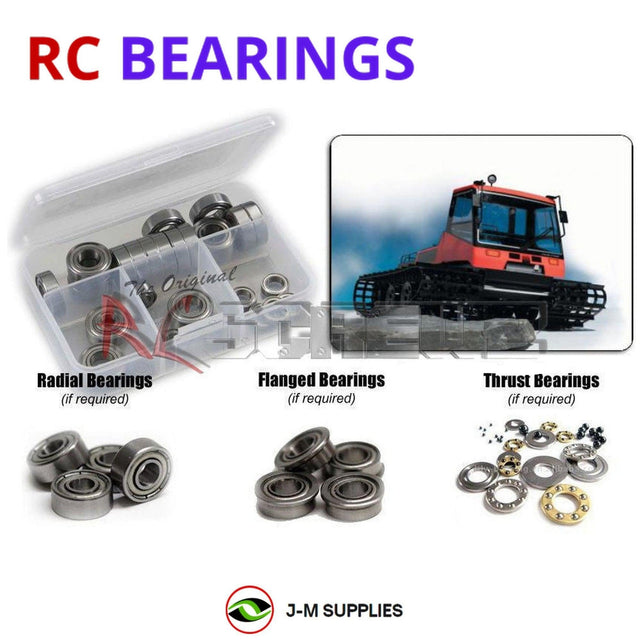 RCScrewZ Metal Shielded Bearing Kit kyo101b for Kyosho Blizzard DF-300 EP 1/12 Electric Belt Tracked Snow Vehicle (30983) | SET