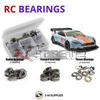 Representative image of an RCScrewZ metal-shielded bearing kit for Kyosho Inferno GT2 1/8 Nitro 4WD (31830, 33027); exact bearing sizes and quantities vary by RC model.