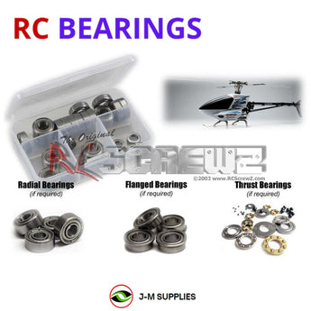 J-M SUPPLIES RC Parts Store - RCScrewZ Metal Shielded Bearing Kit kyo121b for Kyosho Cailber 90 #21990 Helicopter RC | RCX