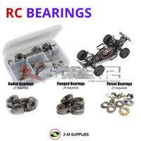 Representative image of an RCScrewZ metal-shielded bearing kit for Kyosho Ultima SC-R 1/10 Electric 2WD SCT (30850); exact bearing sizes and quantities vary by RC model.