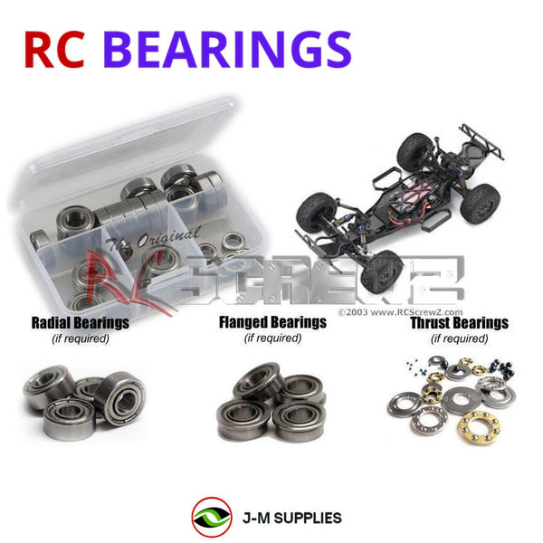 J-M SUPPLIES - RCScrewZ Metal Shielded Bearing Kit kyo130b for Kyosho Ultima SCR #30850 RC Car | SET - 
