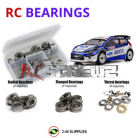 Representative image of an RCScrewZ metal-shielded bearing kit for Kyosho DRX Subaru WRC 2008 1/9 Nitro 4WD Rally (31042); exact bearing sizes and quantities vary by RC model.
