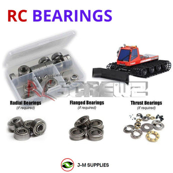 J-M SUPPLIES - RCScrewZ Metal Shielded Bearing Kit kyo142b for Kyosho Blizzard SR 1/12th EP (#30987) | SET - 
