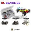 J-M SUPPLIES - RCScrewZ Metal Shielded Bearing Kit kyo154b for Kyosho Ultima RT6 Stadium #30069 RC Car | SET - 