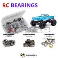 Representative image of an RCScrewZ metal-shielded bearing kit for Kyosho Mad Crusher VE 1/8 Electric 4WD Monster Truck (34254); exact bearing sizes and quantities vary by RC model.