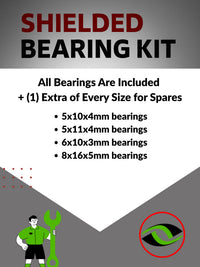 Upgrade Your RC Car with Metal Shielded Bearings for Kyosho Inferno MP9 TKI4 V2 | kyo196b - High Performance Upgrade | Durable & Reliable - by J-M SUPPLIES