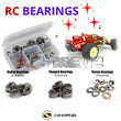 J-M SUPPLIES - RCScrewZ Metal Shielded Bearing Kit los003b for Team Losi XXX-T / MF 1/10 Truck (LOSA0075) | SET - 