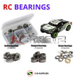 J-M SUPPLIES RC Parts Store - RCScrewZ Metal Shielded Bearing Kit los068b for Team Losi Racing TEN-SCT Nitro RTR 1/10 Nitro 4WD Short Course Truck (TLR0129) | SET