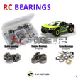 J-M SUPPLIES RC Parts Store - RCScrewZ Metal Shielded Bearing Kit los070b for Team Losi Racing TEN-SCTE 2.0 1/10 Electric 4WD Short Course Truck Kit (TLR03000) | PRO