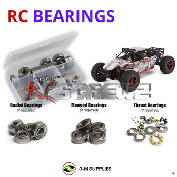J-M SUPPLIES RC Parts Store - RCScrewZ Metal Shielded Bearing Kit los071b for Losi Desert Buggy XL RTR 1/5 Gas 4WD Desert Buggy (LOS05001) | PRO