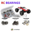 J-M SUPPLIES RC Parts Store - RCScrewZ Metal Shielded Bearing Kit los076b for Losi LST XXL 2 Gas RTR 1/8 Gas 4WD Monster Truck (LOS04002) | SET