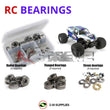J-M SUPPLIES RC Parts Store - RCScrewZ Metal Shielded Bearing Kit los088b for Losi Monster Truck XL RTR with AVC 1/5 Gas 4WD Monster Truck (LOS05009) | SET