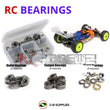 J-M SUPPLIES RC Parts Store - RCScrewZ Metal Shielded Bearing Kit los108b for Team Losi Racing 22 5.0 DC/SR Race Kit 1/10 Electric 2WD Off-Road Buggy (TLR03014, TLR03016) | UPG