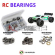J-M SUPPLIES RC Parts Store - RCScrewZ Metal Shielded Bearing Kit los109b for Losi TENACITY-T RTR Brushless with AVC 1/10 Electric 4WD Truggy (LOS03011T, LOS03011T1, LOS03011, LOS03011T2) | UPG