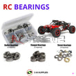 J-M SUPPLIES - RCScrewZ Metal Shielded Bearing Kit los111b for Losi DBXL Nitro 1/5th #LOS05010 RC Car | SET - 