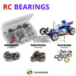 J-M SUPPLIES - RCScrewZ Metal Shielded Bearing Kit los131b for Losi JRX2 Mini 1/16th #los01020 RC Car | SET - 