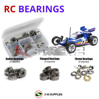 J-M SUPPLIES - RCScrewZ Metal Shielded Bearing Kit los131b for Losi JRX2 Mini 1/16th #los01020 RC Car | SET - 
