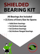 Upgrade Your RC Car with Metal Shielded Bearings for Losi LMT Mega Truck 1/8 | los133b - High Performance Upgrade | Durable & Reliable - by J-M SUPPLIES