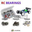 J-M SUPPLIES RC Parts Store - RCScrewZ Metal Shielded Bearing Kit mug025b for Mugen Seiki MBX7-E 1/8th #E2010 RC Car | PRO