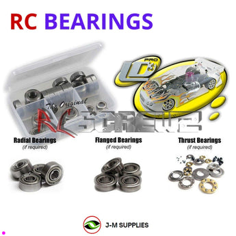 J-M SUPPLIES RC Parts Store - RCScrewZ Metal Shielded Bearing Kit ofn001b for Ofna LD3 Pro / RTR 1/10 Nitro 4WD (#34700) | SET