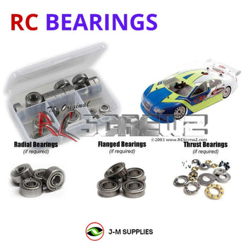 J-M SUPPLIES RC Parts Store - RCScrewZ Metal Shielded Bearing Kit ofn016b for Ofna OB4 RTR 1/10th RC Car | PRO