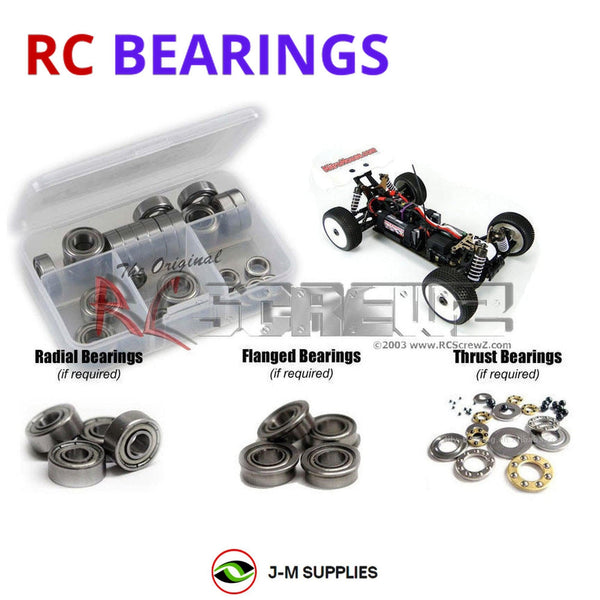 J-M SUPPLIES RC Parts Store - RCScrewZ Metal Shielded Bearing Kit ofn062b for Ofna Nexx8 1/8th Buggy RC Car | SET