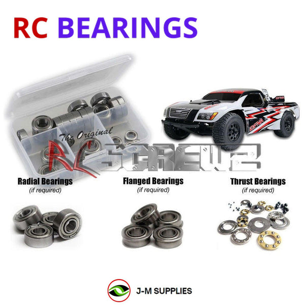 J-M SUPPLIES RC Parts Store - RCScrewZ Metal Shielded Bearing Kit ofn066b for Ofna TS2 Pro Short Course RC Car | SET