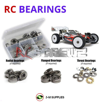 J-M SUPPLIES RC Parts Store - RCScrewZ Metal Shielded Bearing Kit ofn081b for Ofna/Hobao Hyper VS Nitro 1/8 Buggy (#14381) | PRO