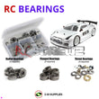 J-M SUPPLIES RC Parts Store - RCScrewZ Metal Shielded Bearing Kit ofn088b for Ofna/Hobao GTP GP 1/8 Nitro Onroad Racing Car | SET