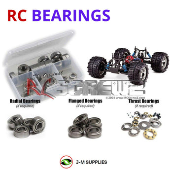 J-M SUPPLIES RC Parts Store - RCScrewZ Metal Shielded Bearing Kit rcr042b for Redcat Racing Avalanche XTE 1/8 Electric 4WD Monster Truck | SET