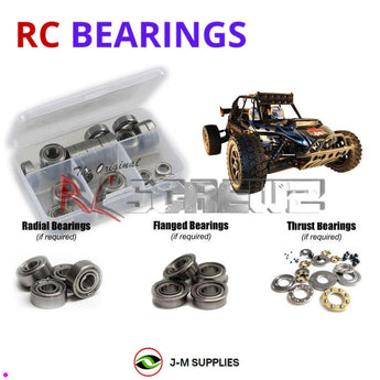 J-M SUPPLIES RC Parts Store - RCScrewZ Metal Shielded Bearing Kit rcr044b for RedCat Racing Chimera Sandrail EP Pro | SET