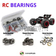 J-M SUPPLIES RC Parts Store - RCScrewZ Metal Shielded Bearing Kit rcr051b for Redcat Racing TR-MT8E 1/8 Electric 4WD Brushless Monster Truck (RERTR-MT8E) | SET
