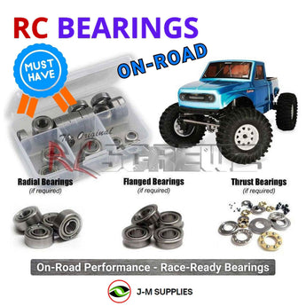 J-M SUPPLIES RC Parts Store - RCScrewZ Metal Shielded Bearing Kit rer080b for Redcat Racing Everest Ascent / Ascent 1/10 Crawler Electric 4WD Rock Crawler (RER22767, ASCENT-RED) | SET