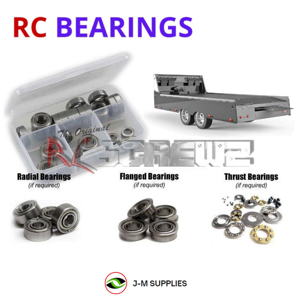 J-M SUPPLIES RC Parts Store - RCScrewZ Metal Shielded Bearing Kit rer081b for Redcat Racing Custom Trailer 1/10 Accessory Trailer Towable Trailer Car Hauler Trailer (RER21925, 21925) | SET