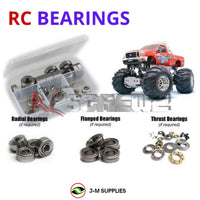 J-M SUPPLIES - RCScrewZ Metal Shielded Bearing Kit tam017b for Tamiya Juggernaut 2 Monster Truck (#58256) | RCX - 