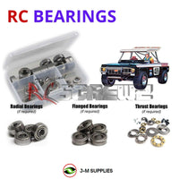 Representative image of an RCScrewZ metal-shielded bearing kit for Tamiya Blazing Blazer 4x4 1/10 Electric 4WD Truck (58029); exact bearing sizes and quantities vary by RC model.