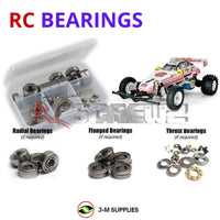 Representative image of an RCScrewZ metal-shielded bearing kit for Tamiya The Frog ORV 1/10 Electric 2WD Buggy (58041); exact bearing sizes and quantities vary by RC model.