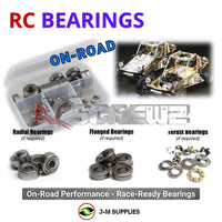 Representative image of an RCScrewZ metal-shielded bearing kit for Tamiya Fast Attack Vehicle 1/10 Electric 2WD Buggy (58046); exact bearing sizes and quantities vary by RC model.
