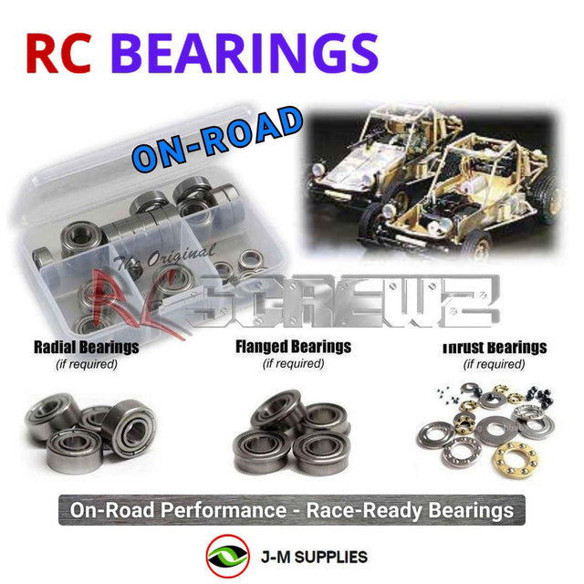 RCScrewZ Metal Shielded Bearing Kit tam052b for Tamiya Fast Attack Vehicle 1/10 Electric 2WD Off-Road Buggy (#58046) | SET