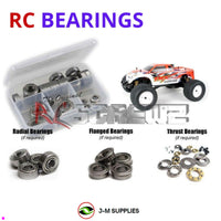 Representative image of an RCScrewZ metal-shielded bearing kit for Tamiya TNX 5.2R 1/8 Nitro 4WD Monster Truck (43530); exact bearing sizes and quantities vary by RC model.