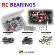 Representative image of an RCScrewZ metal-shielded bearing kit for Tamiya Wild One 1/10 Electric 2WD Buggy (58050); exact bearing sizes and quantities vary by RC model.